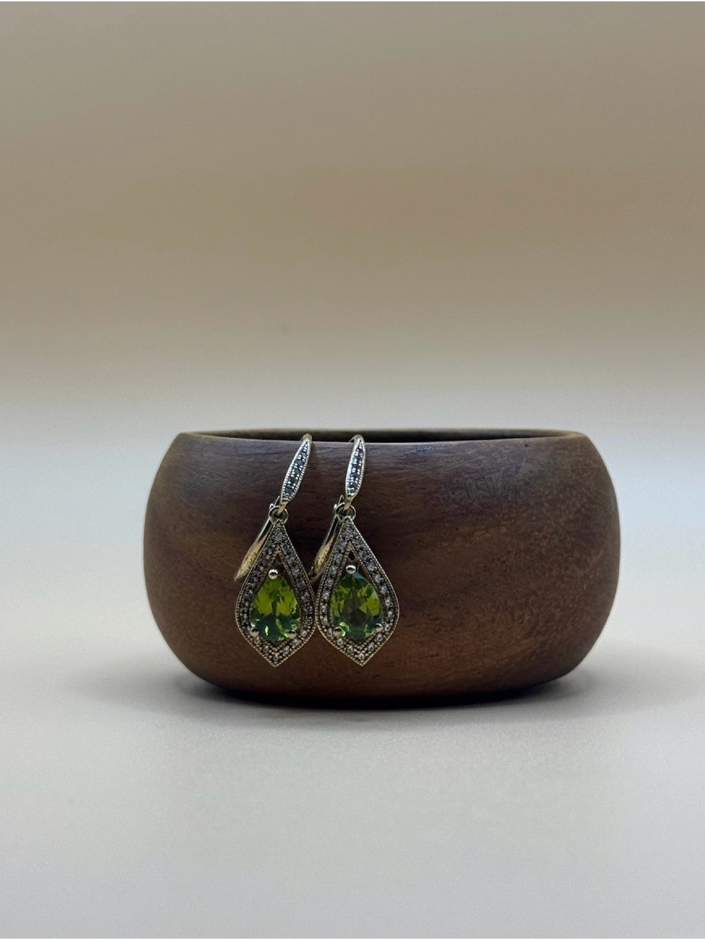 In the Lime Light Peridot Earrings